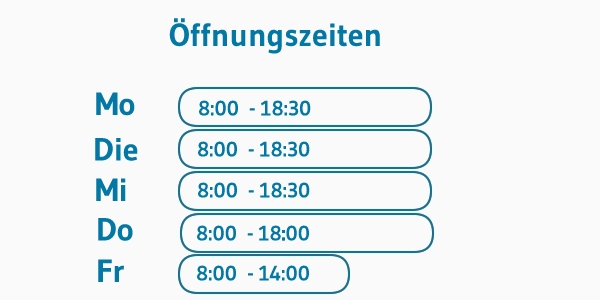 Öffnungszeiten